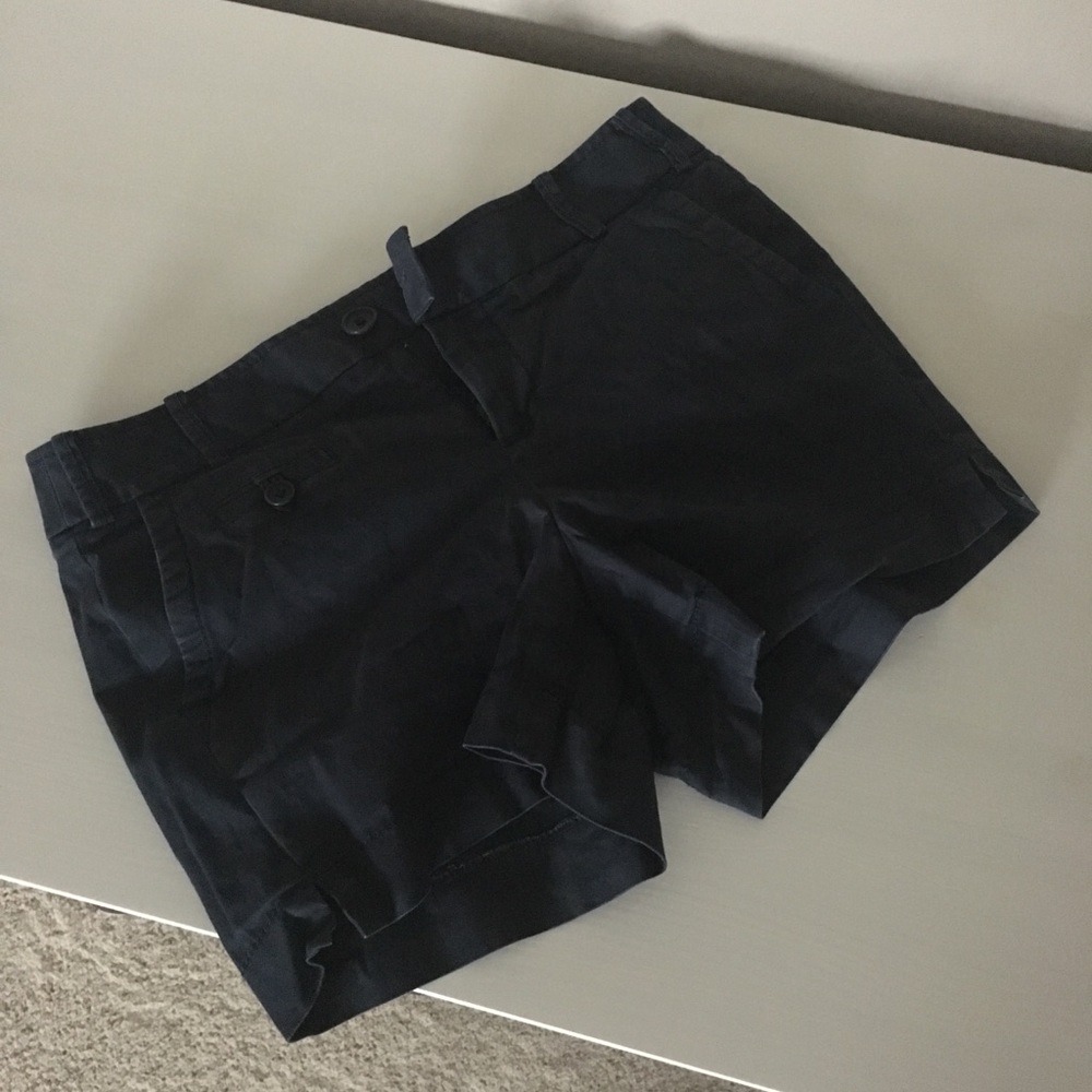 Navy 3 inch Inseam Banana Republic Shorts